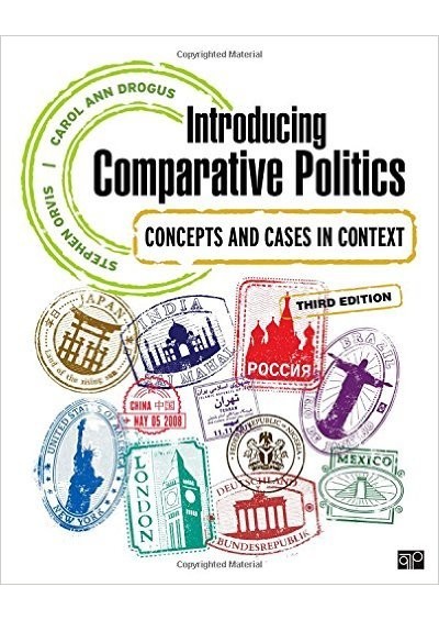 Introducing Comparative Politics - Karşılaştırmalı Siyaseti Tanıtma Bağlam Kavramlar ve Olgular