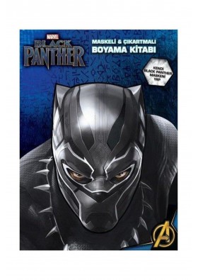 Beta Kids Marvel Black Panther Maskeli ve Çıkartmalı Boyama Kitabı BTA