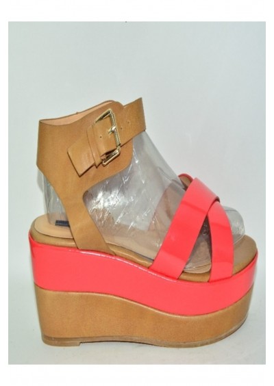 İnci Açık Kırmızı Rugan Sandalet 0925 120115952710