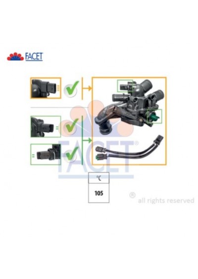 FACET 7.8927K Termostat Gövdesi