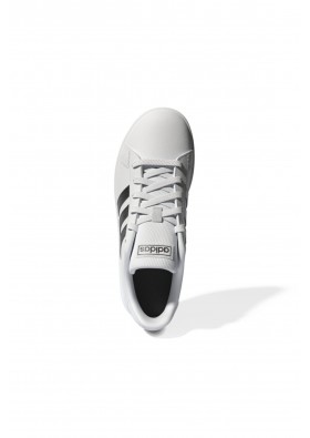 Adidas Grand Court K Beyaz Siyah Kadın Ayakkabısı