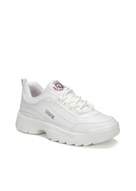 US Polo Assn MEIKO 9PR Beyaz Kadın Sneaker Ayakkabı 100418022