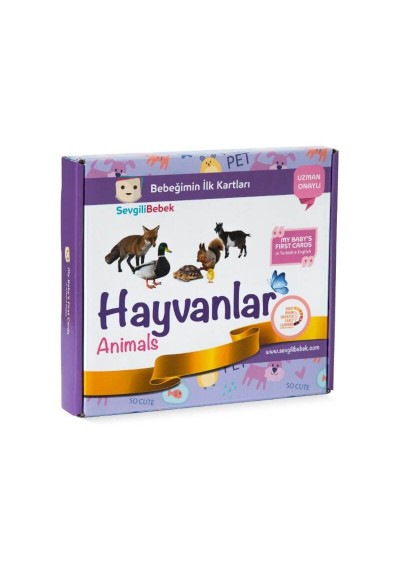 Bebeğimin İlk Zeka Kartları – Hayvanlar