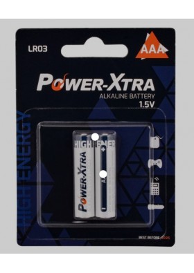 Power-Xtra LR03/AAA Size Alkaline Pil - 4Lü Blister
