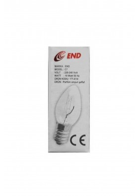 End Elektrik E14 10 Watt Tuz Lambası Ampulü