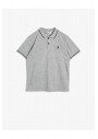 Koton Erkek Çocuk Gri Polo Yaka T-Shirt 0YKB16287OK