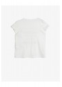 Koton Kız Çocuk Ekru T-Shirt 0YKG17453OK