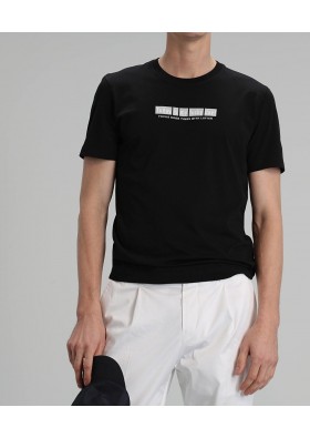 Lufian Timur Modern Grafik T- Shirt Siyah 111020079