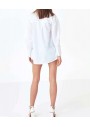Twist Kadın Beyaz Büstiyer Detaylı Gömlek. TS1200025141