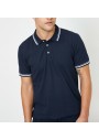 Koton Erkek Lacivert Kısa Kollu Polo Yaka T-Shirt 0YAM11203LK