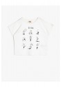 Koton Kız Çocuk Kırık Beyaz T-Shirt 0YKG18006IK