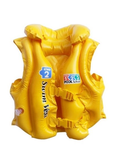 İbis Yakalı Şişme Can Yeleği Sarı 58x48Cm