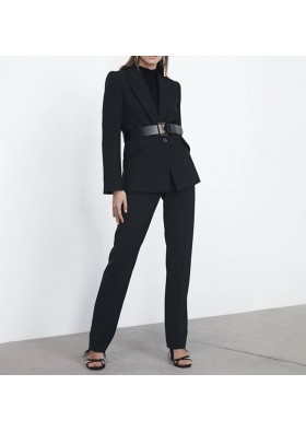 İpekyol Kadın Siyah Klasik Kesim Pantolon IS1200003060