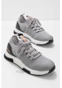 Bambi Gri Triko Kadın Sneaker K01986154482