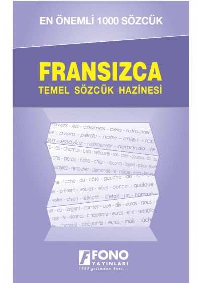 Fono Yayınları Fransızcada En Önemli 1000 Sözcük
