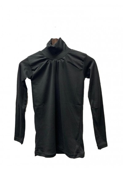 Kadın Siyah Boğazlı Sweatshirt