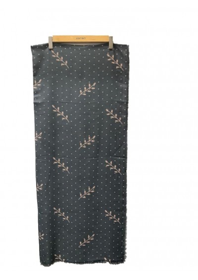 Kadın Çiçek Deyatlı Eşarp 90x90