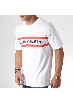Calvin Klein Erkek Beyaz Tişört J30J312592