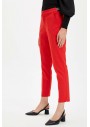 Defacto Kadın Kırmızı Dokuma Pantolon N1155AZ20SP