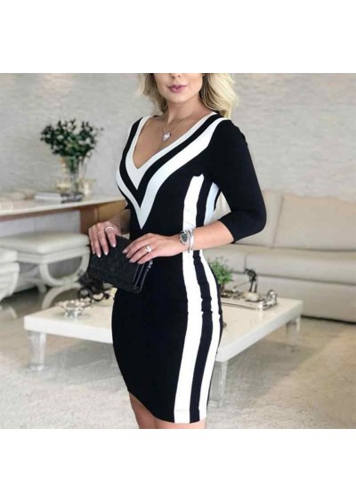 Barbora Günlük Yazlık Mini Likrali Şerit Detaylı Kadın Elbise 042502syh