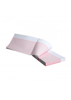 GE Termal Kağıt A Kırmızı Izgara 155 mm Genişliğinde Z Katlamalı Delik Kuyruğu 2104770-001