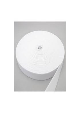 Örme Düz Gipeli Beyaz Yassı Geniş Lastik 2,5cm 928 Metre