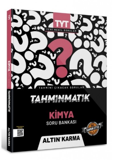 Altınkarma Yayınları Tyt Tahminmatik Kimya Soru Bankası