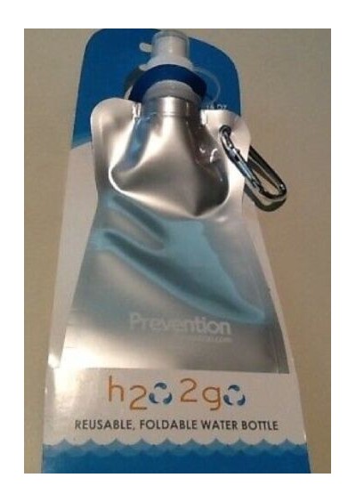 H2O2GO Tekrar Kullanılabilir Katlanabilir Su Şişesi
