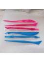 Plastik Şeker Dönüm Kil Yumuşak Çömlek Plastik Bıçak Ve Fırça Fırçala Yeşil