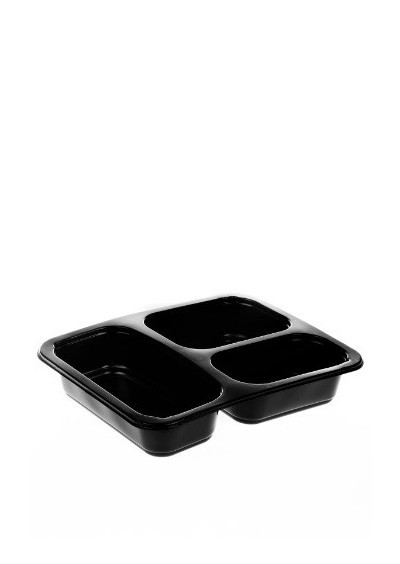 Folyoterm 3 Bölmeli Kapaksız Gıda Kabı 50 Adet