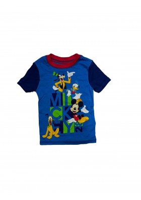 Disney Erkek Çocuk Mavi Tişört 4w164008