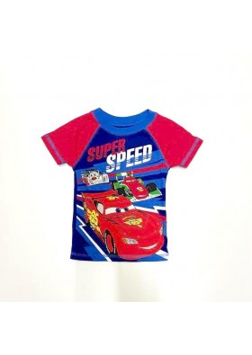 Disney Super Speed Cars Erkek Çocuk Tişört 4W164002