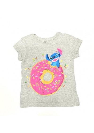 Disney Kız Çocuk Gri Tişört