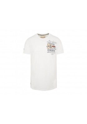 Camp David Erkek Beyaz Tişört CCB-1512-3355