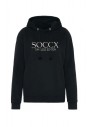 Soccx Kadın Siyah Kapüşonlu Sweatshirt  SP2300-3554-44