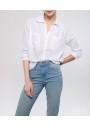 Mavi Kadın Çift Cepli Beyaz Gömlek Regular Fit / Normal Kesim M1210032-70057