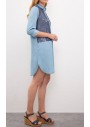 U.S. Polo Assn. Kadın Mavi Denim Elbise G082SZ0DE.000.983383
