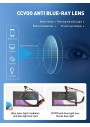 CCVOO 5'li Paket Okuma Gözlüğü Mavi Işık Engelleme Kadın/Erkek +1.25