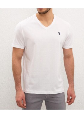 U.S. Polo Assn. Beyaz Erkek T-Shirt G081G011.000.1191440