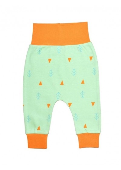 OrganicKid %100 Organik Pamuk Sloth Erkek Bebek Pantolon 10306-007