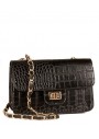 Luwwe Bag's Kadın Timsah Desenli Deri Zincir Askılı Kapaklı Omuz Çantası LWE20651