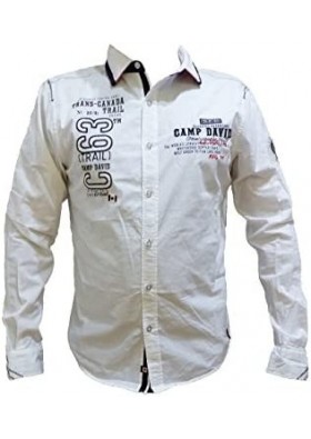 Camp David Regular Fit Erkek Beyaz Gömlek CCG-1511-5394