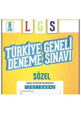 Türkiye Geneli 8.sınıf LGS Deneme Sınavı
