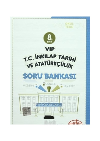 8. Sınıf VIP T.C. İnkılap Tarihi ve Atatürkçülük Soru Bankası