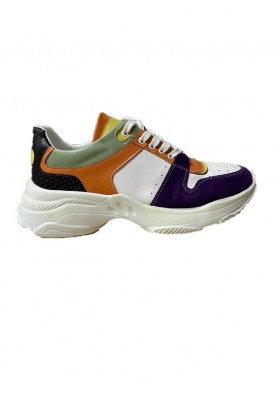 Mor Topuk Shoes Kadın Renkli Spor Ayakkabı