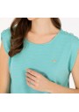U.S. Polo Assn. Kadın Yeşil O Yaka Regular Fit T-Shirt 1576405