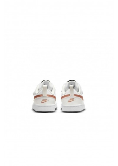 Nike Beyaz Unisex Çocuk Ayakkabısı - Court Borough Low 2  BQ5451-116