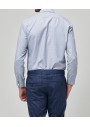 Altınyıldız Classics Erkek İndigo Tailored Slim Fit Armürlü Gömlek 4A2020100020