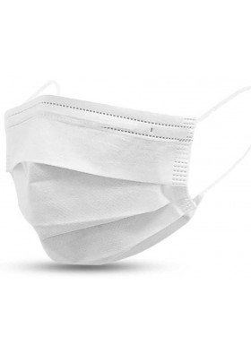 Tek Kullanımlık 3 Katlı Beyaz Telli Çocuk Maskesi 5 Adet