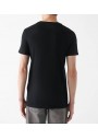 Mavi V Yaka Streç Siyah Basic Tişört Fitted  061748-900